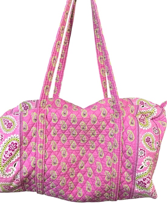 Vera Bradley Handbags - Vera Bradley Pink Duffel Bag Paisley Print Travel Bag
